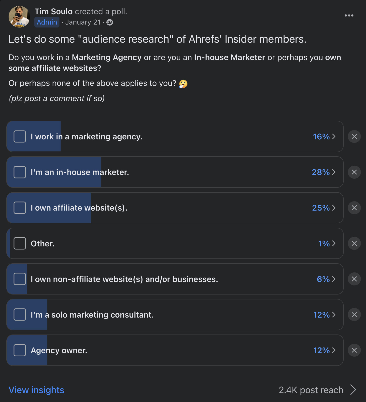 Content Research: 9 Actionable Tips to Master It | Poll, via Ahrefs Insider