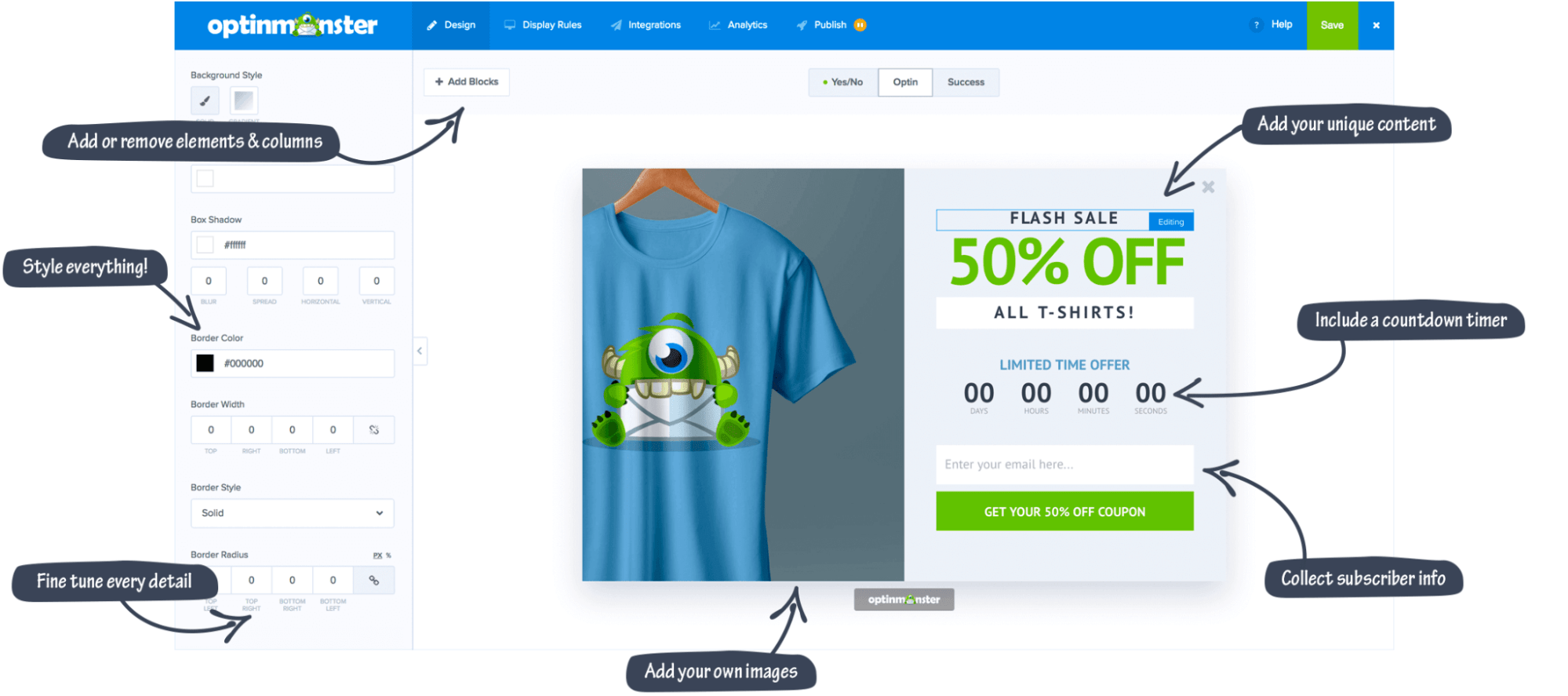 The 29 Best WordPress Plugins (Organized by Category) | OptinMonster form editor