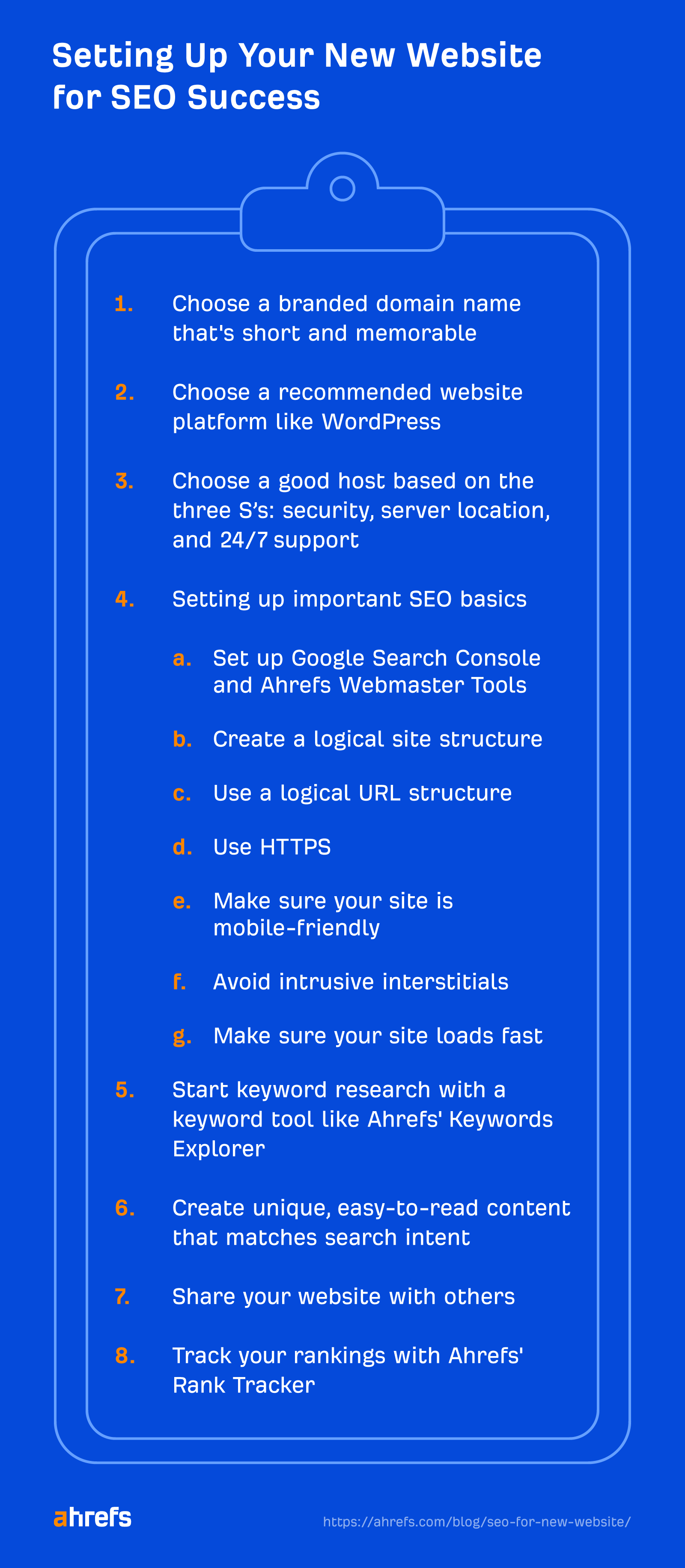SEO for a New Website: 8 Important Steps