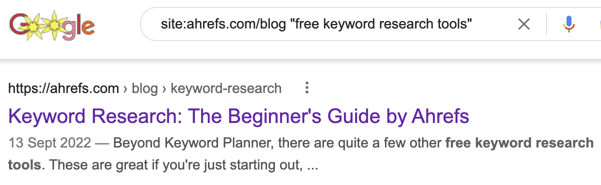 How to Get on the First Page of Google in 2023 | Searching for internal link opportunities in Google