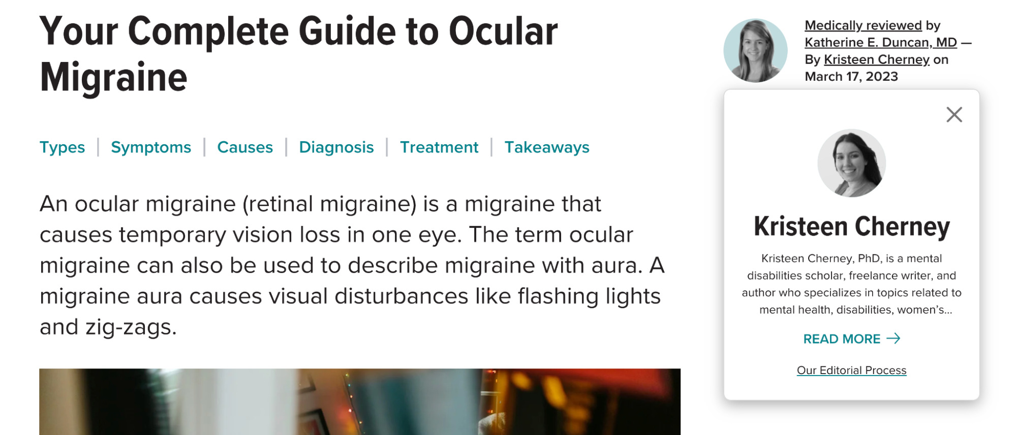 Healthline's Content Anatomy: 5 SEO Insights to Learn From | Healthline author profile