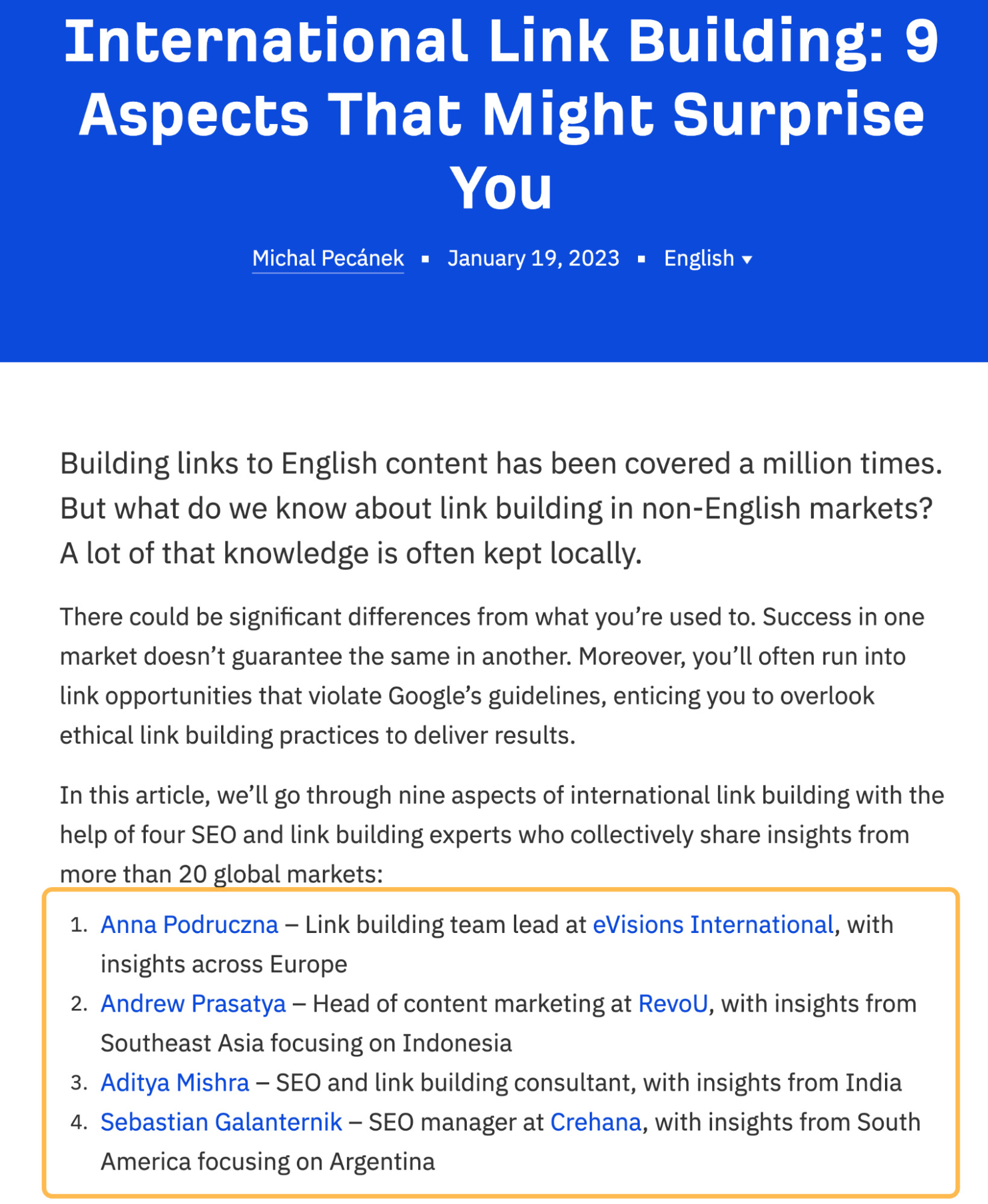 Why Social Signals Matter for SEO (It's Not a Ranking Factor) | Ahrefs article contributors