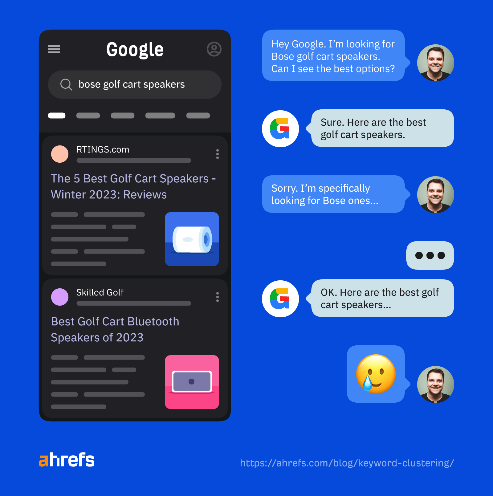 Keyword Clustering: 3 Simple Ways to Do It | Disappointing results from Google
