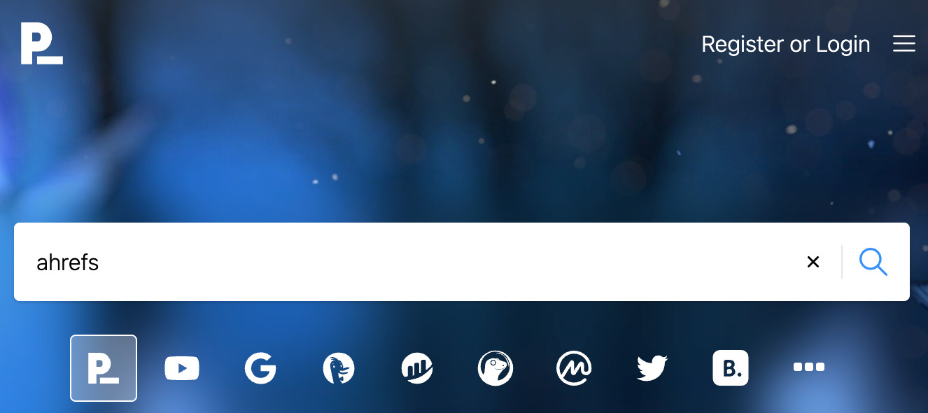 13 Privacy-Focused, Alternative Search Engines to Google | Searching "ahrefs" on Presearch