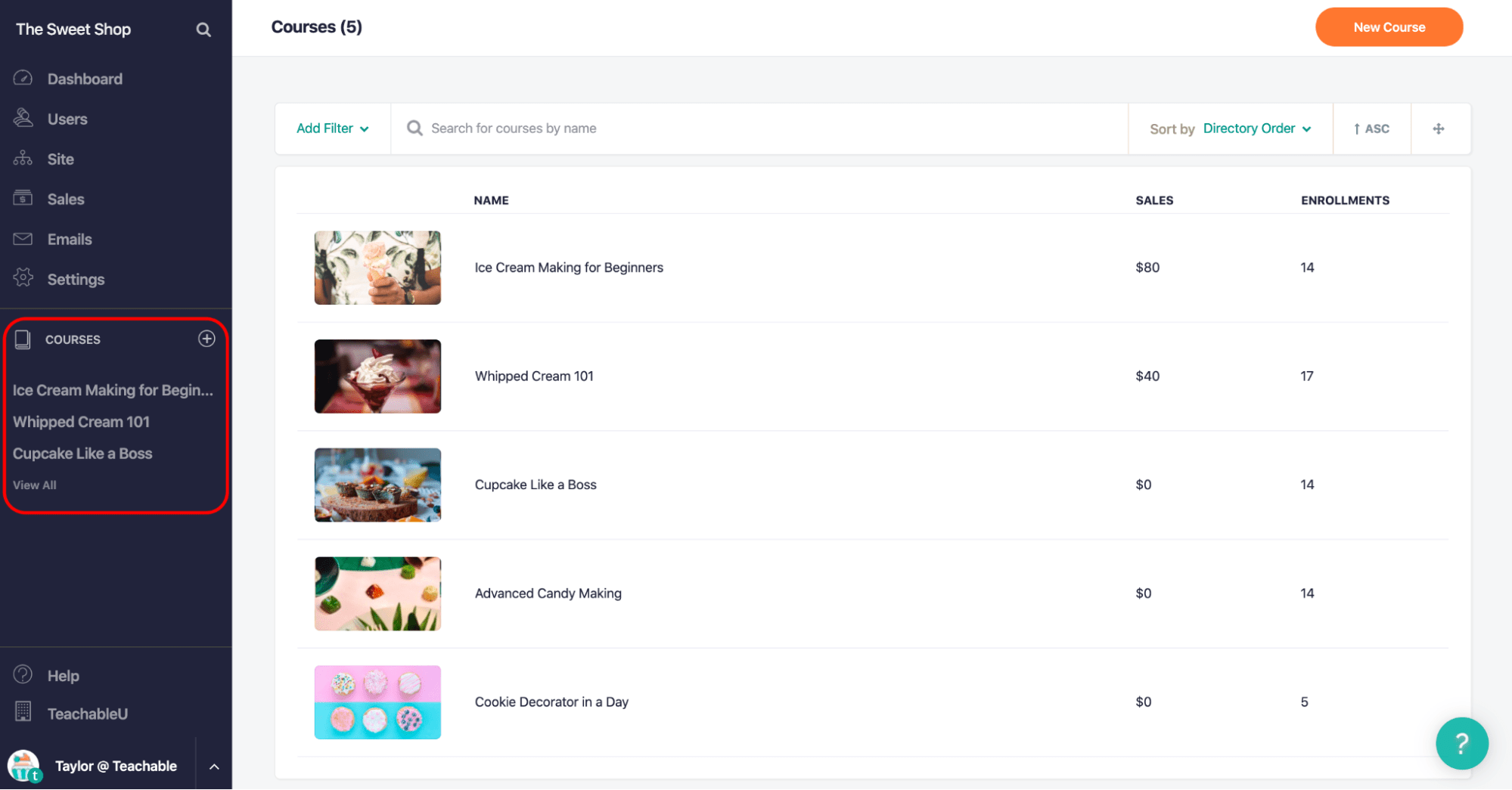 30+ Content Creation Tools to Streamline Your Workflow | Teachable interface