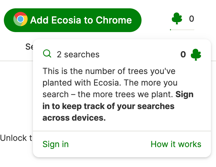 13 Privacy-Focused, Alternative Search Engines to Google | Ecosia search tracking
