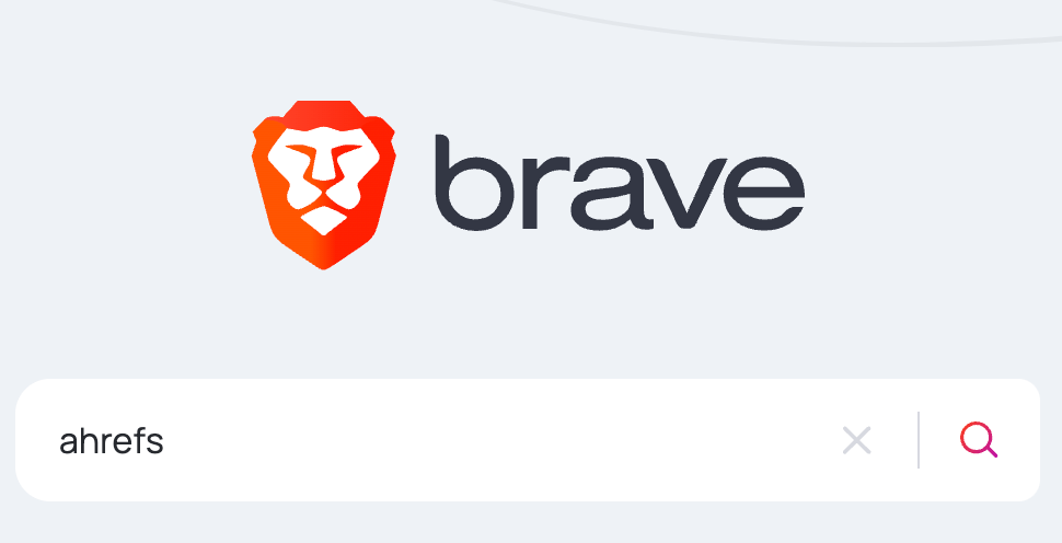 13 Privacy-Focused, Alternative Search Engines to Google | Searching "ahrefs" on Brave Search