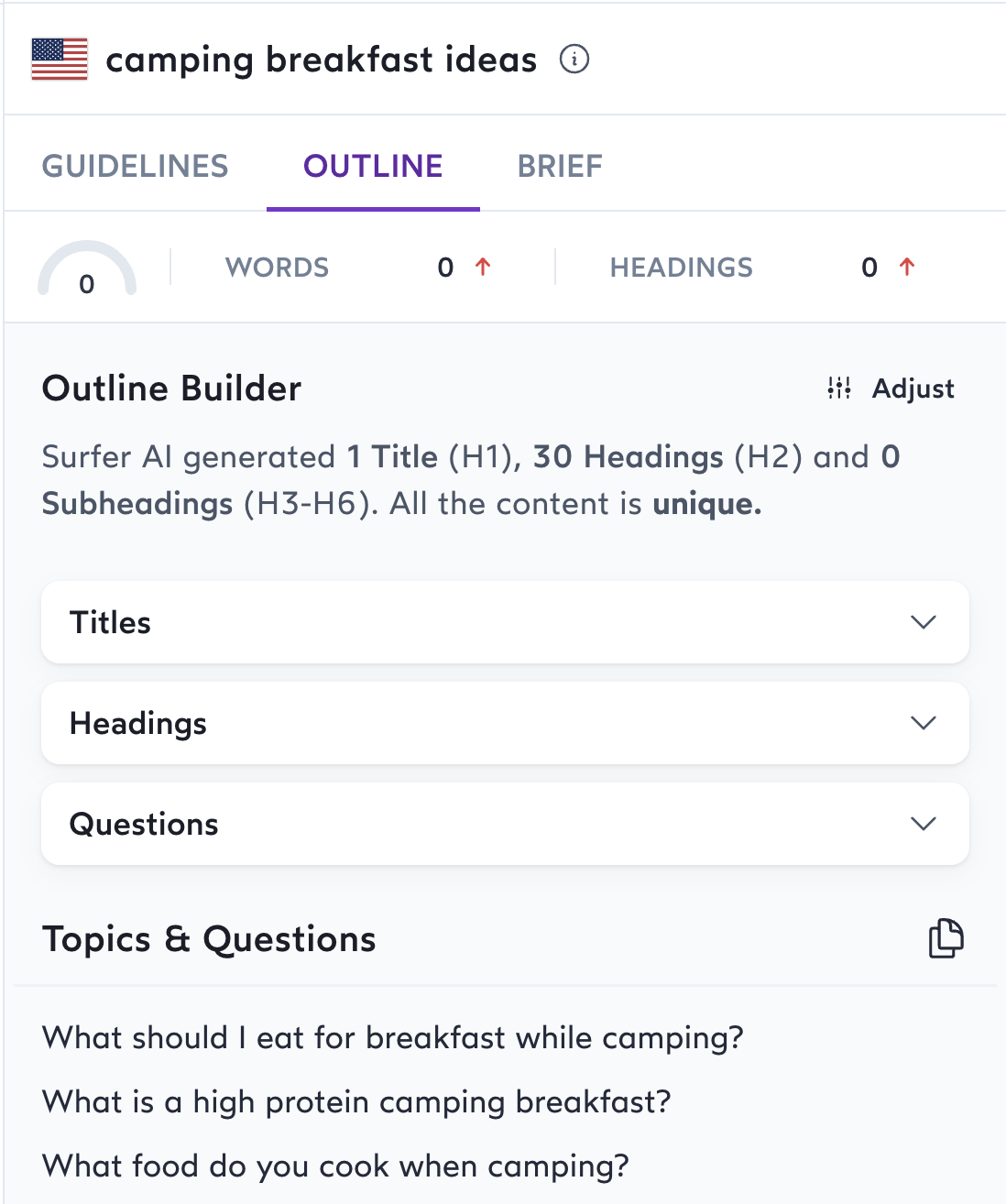 30+ Content Creation Tools to Streamline Your Workflow | SurferSEO outline tool