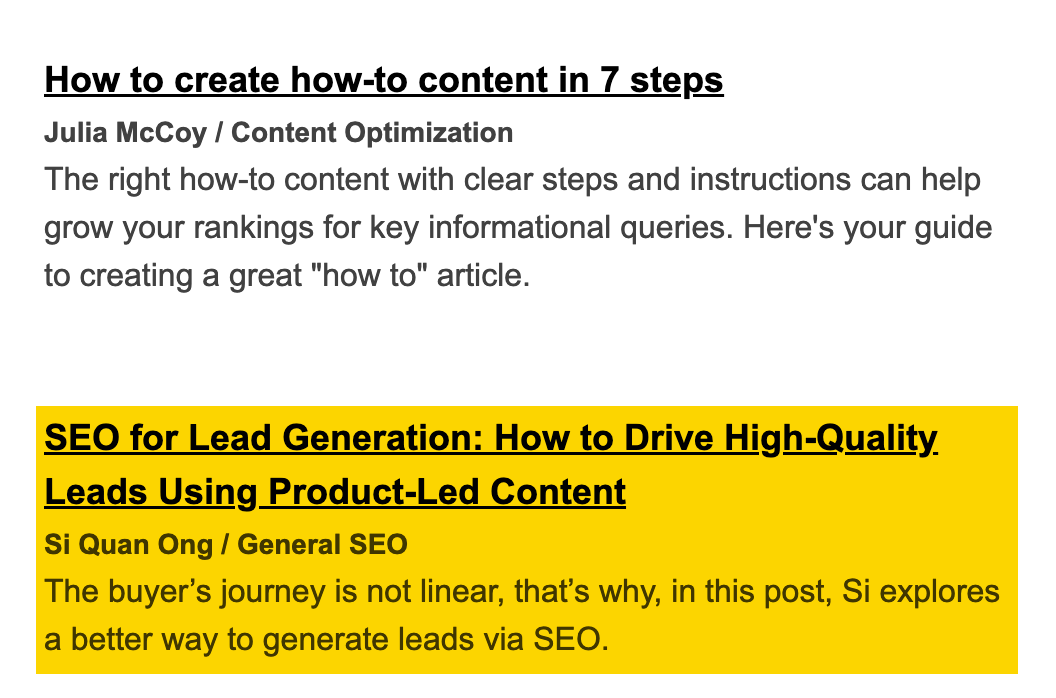 21 Content Promotion Tactics (To Get More Traffic to Your Content) | Si Quan Ong's article on SEO for lead generation was featured in Aleyda Solis' newsletter