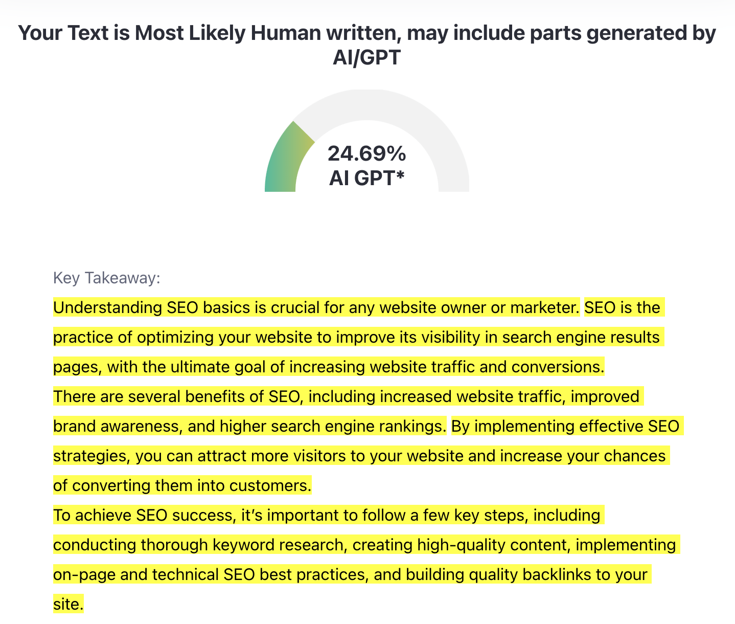 AI Copywriting (Tools to Improve Efficiency) | ZeroGPT content check