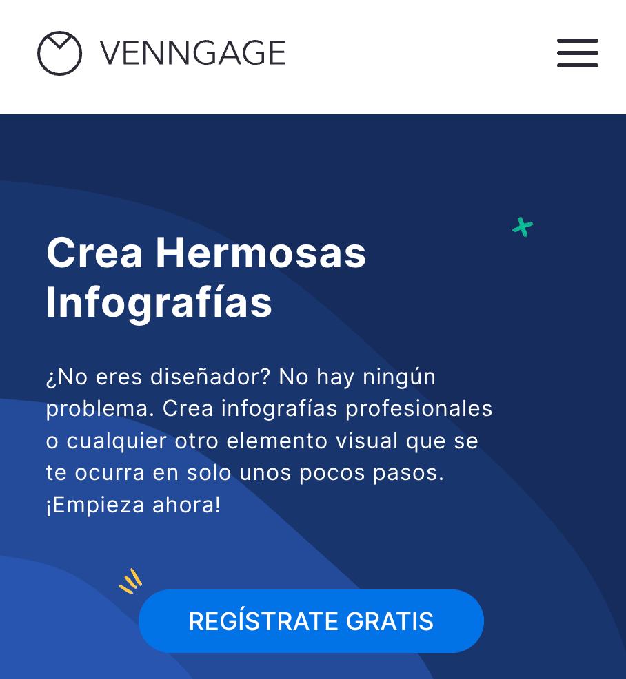 How to Do an SEO Competitor Analysis | Venngage's homepage in Spanish