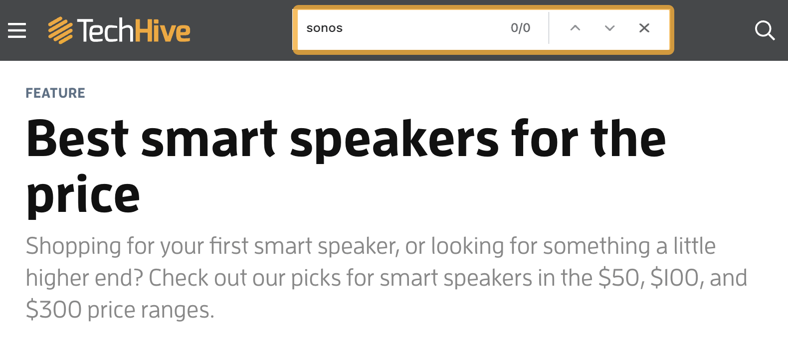 Master E-commerce SEO in 2023: Beginner's Guide | Blog article listicle with no mention of Sonos, via techhive.com