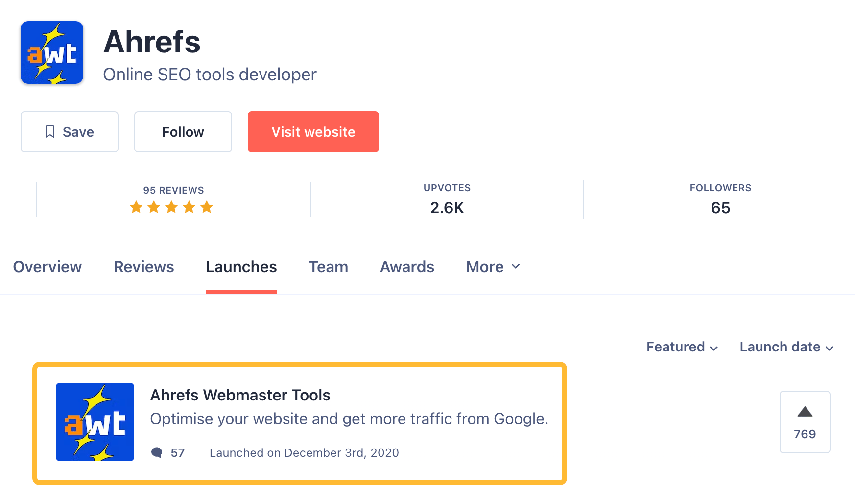 21 Proven Ways to Drive Traffic to Your Website | Promoting Ahrefs Webmaster Tools on Product Hunt in 2020