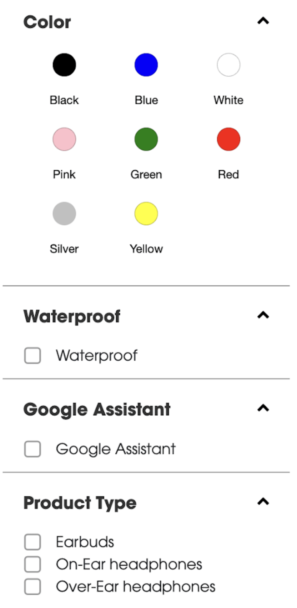 Master E-commerce SEO in 2023: Beginner's Guide | Faceted navigation example, via jbl.com