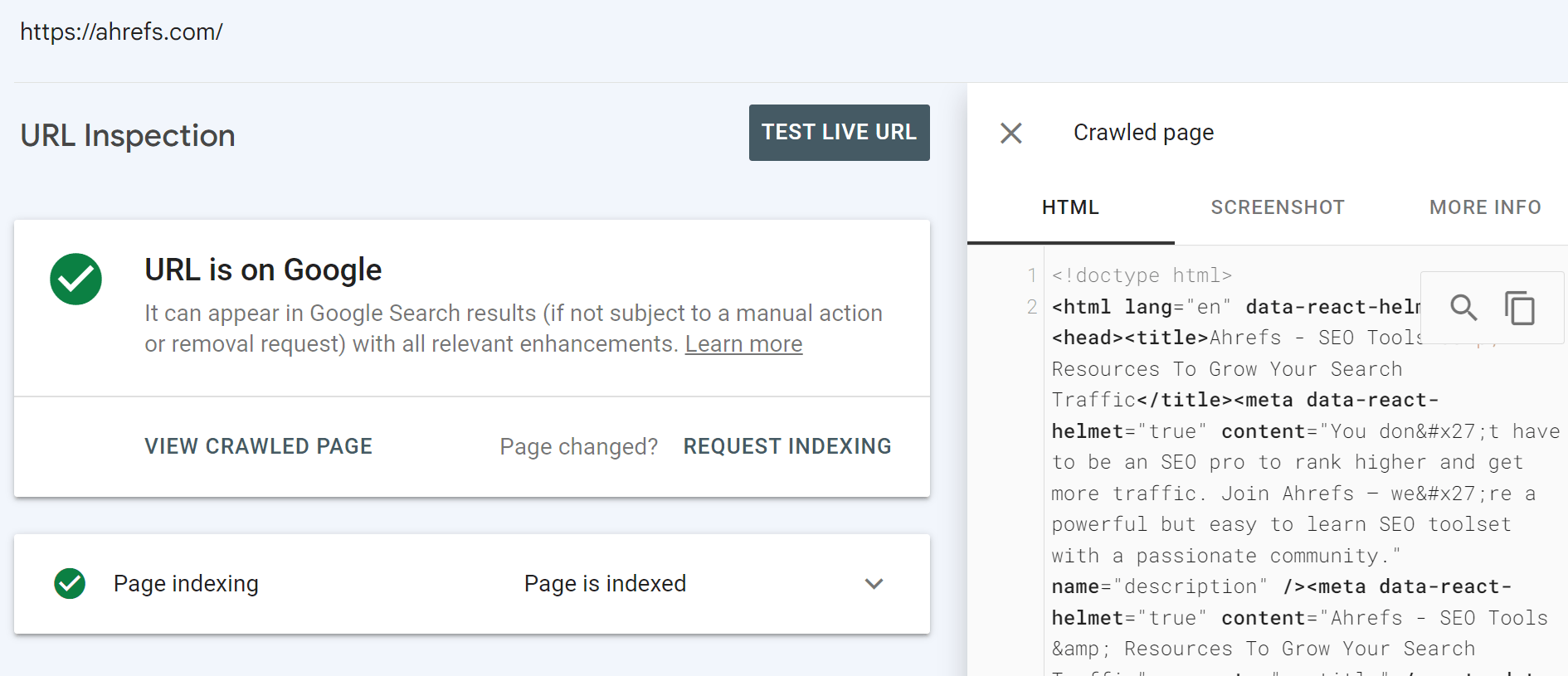 What SEOs Really Need to Know About JavaScript SEO | Using URL Inspection tool to see what Google sees after it processes JavaScript