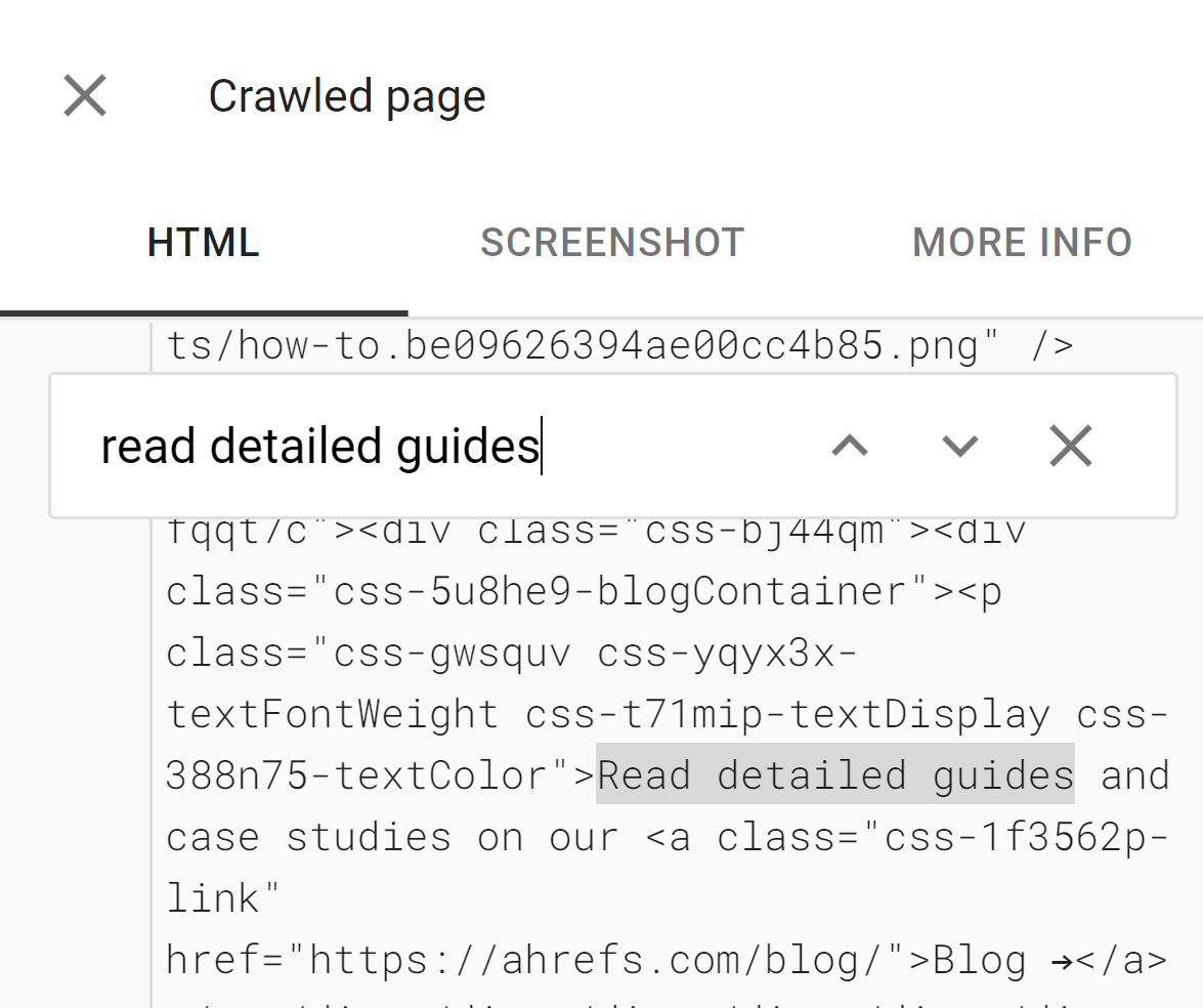What SEOs Really Need to Know About JavaScript SEO | Searching for text within the DOM to make sure it's loaded by default on JavaScript sites