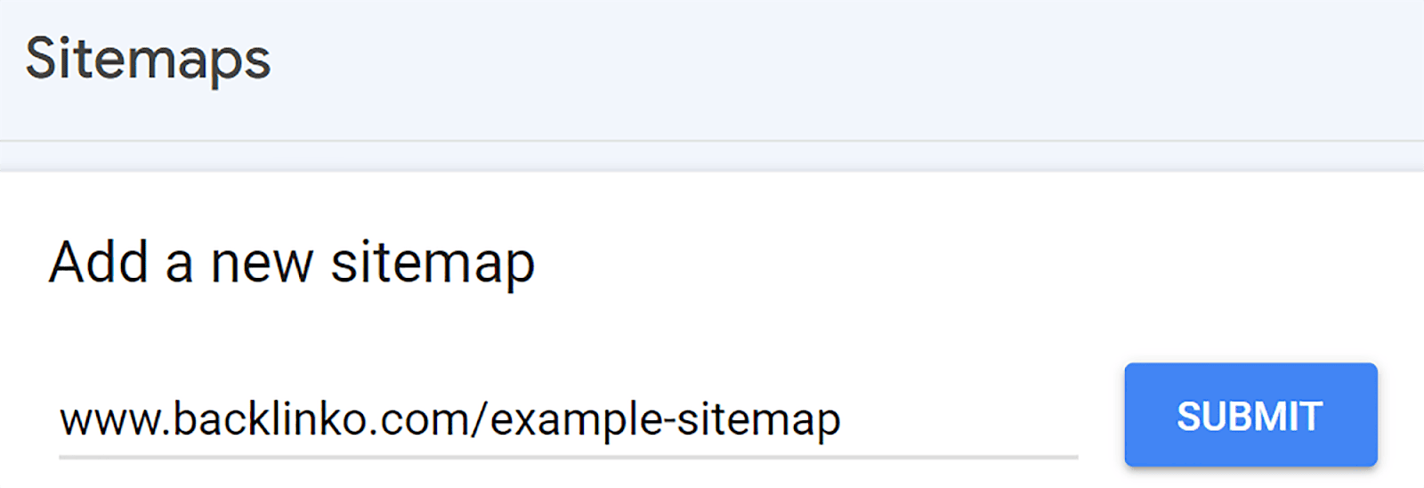 Paste and submit your sitemap Paste and submit your sitemap