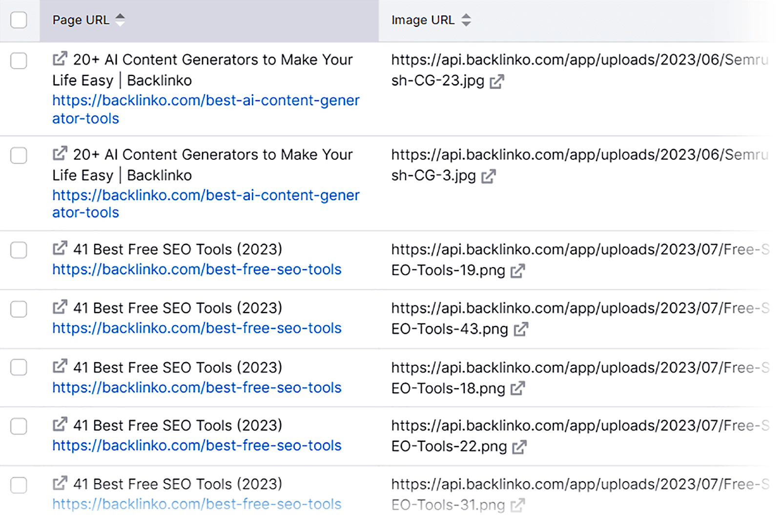 See images with issues, and their URLs to fix See images with issues, and their URLs to fix