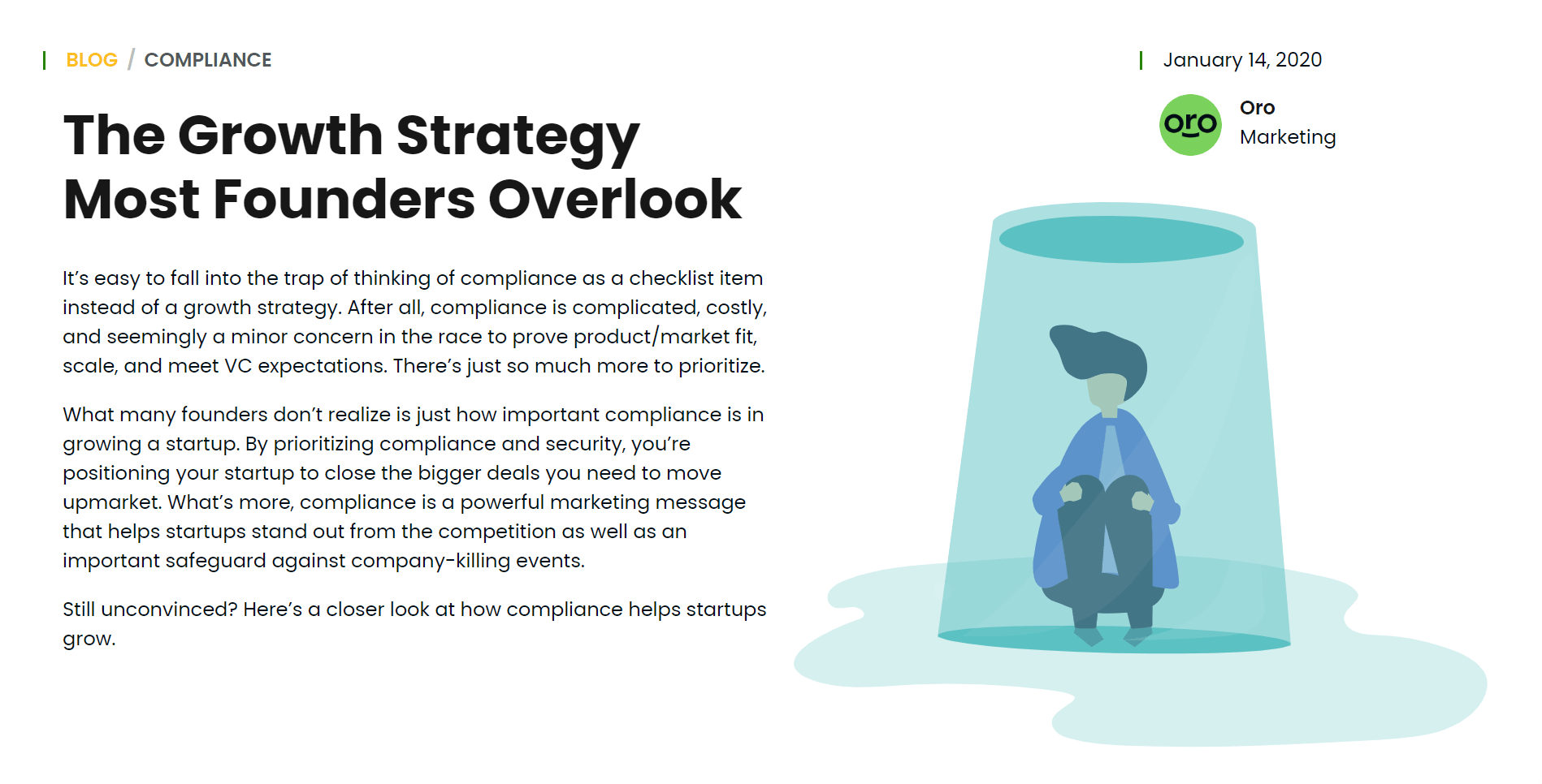 Content Ideation: 8 Ways to Generate Infinite Blog Post Ideas | Thoropass explain the big vision behind the founding of their company.