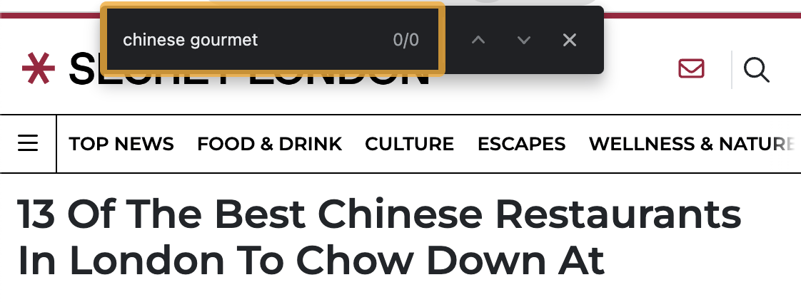 7 Popular White Hat Link Building Techniques (That SEOs Are Still Using Today) | A page that did not include our example restaurant