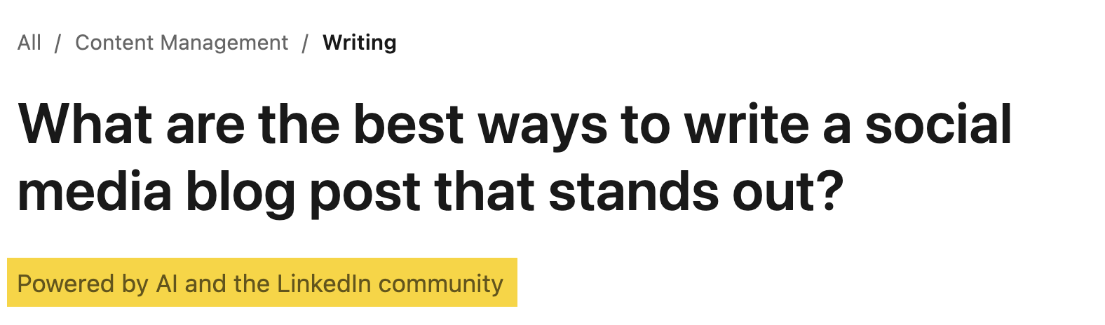 Personal Brand: What It Really Is & How to Build One | Example of a collaborative post on LinkedIn