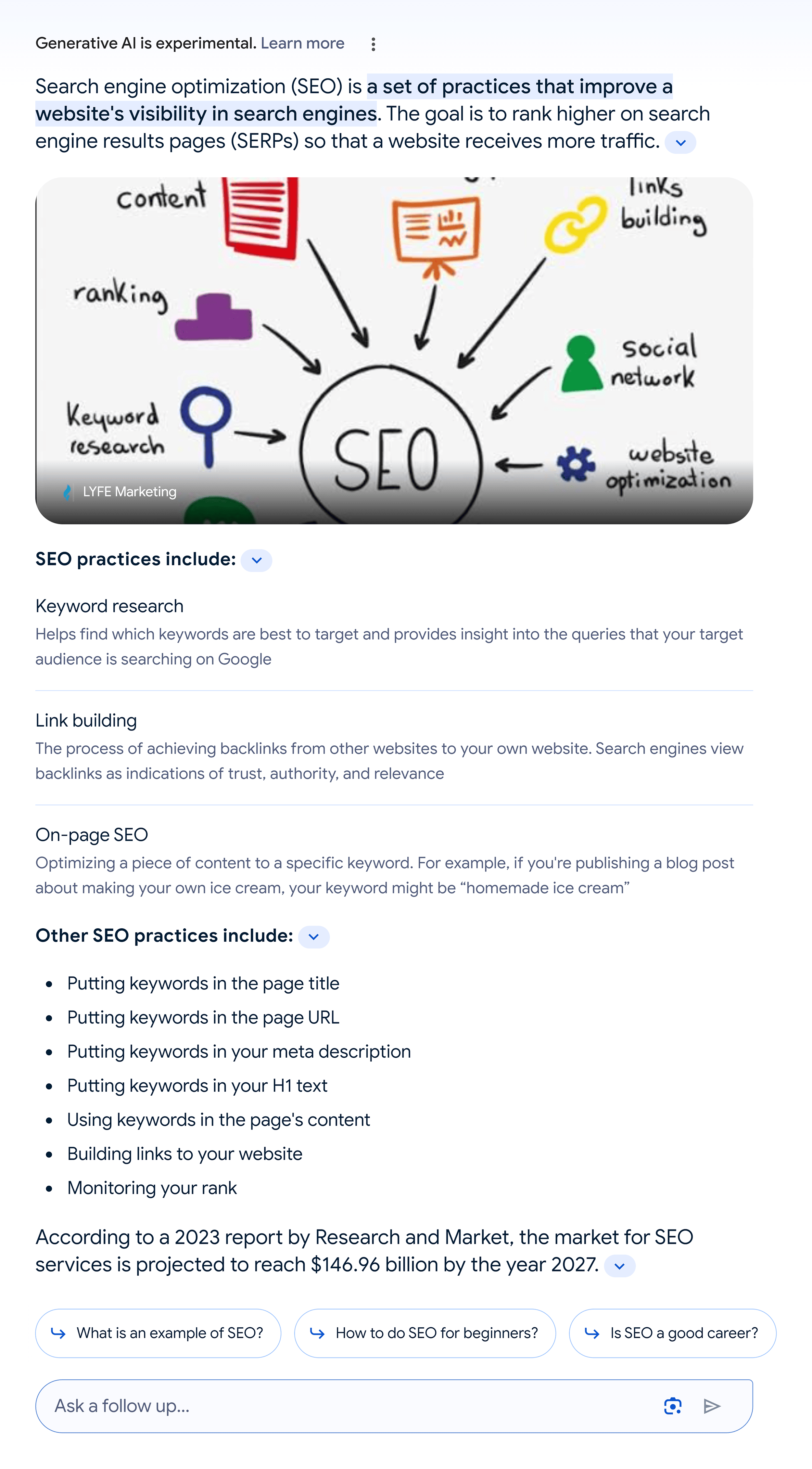 Google SGE – What is SEO Google SGE – What is SEO