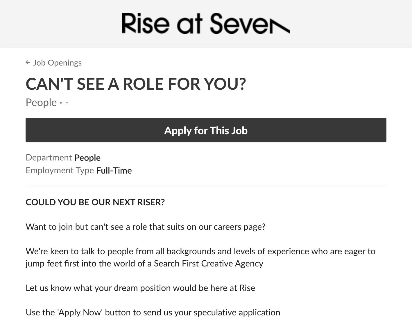 How To Become an SEO Expert in 4 Steps | Call for alternative roles from Rise at Seven