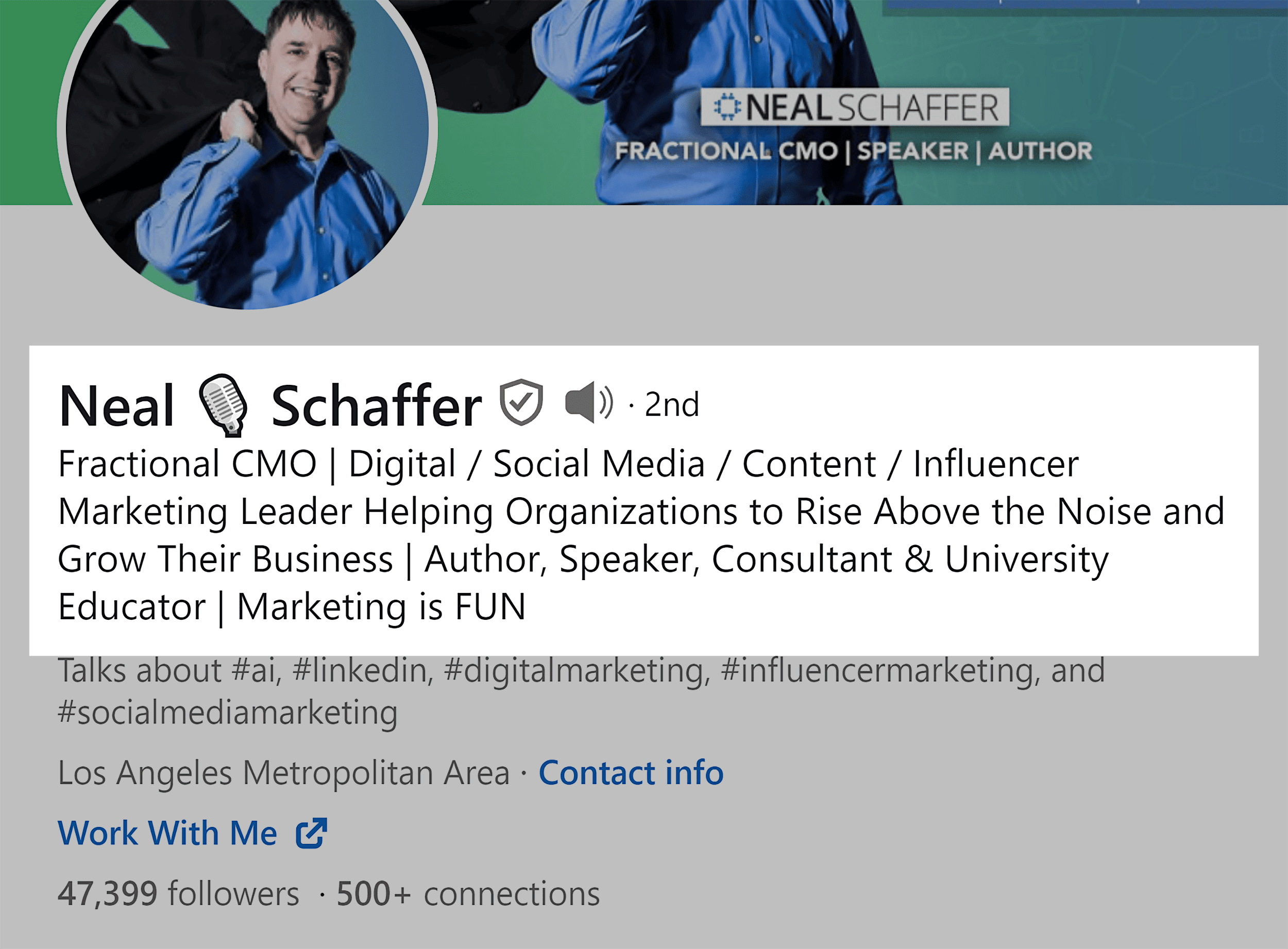 LinkedIn – Headline LinkedIn – Headline