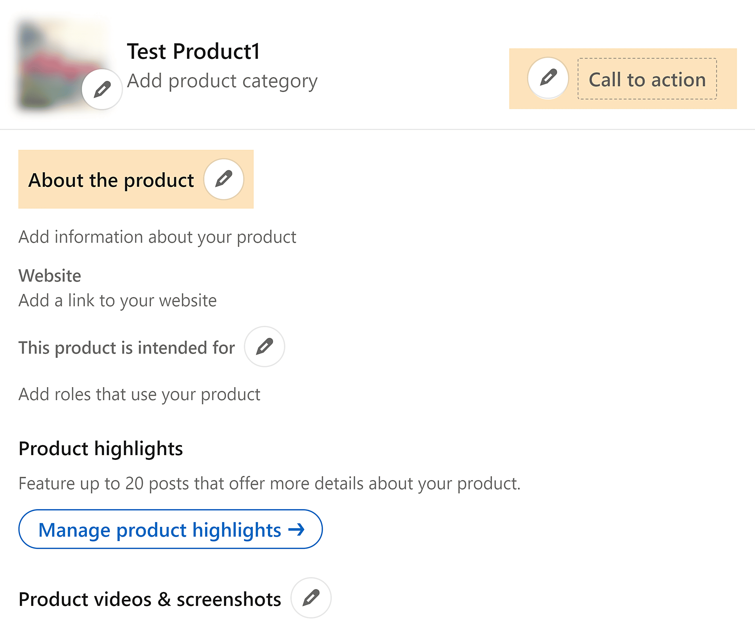 LinkedIn – Product – Setup LinkedIn – Product – Setup