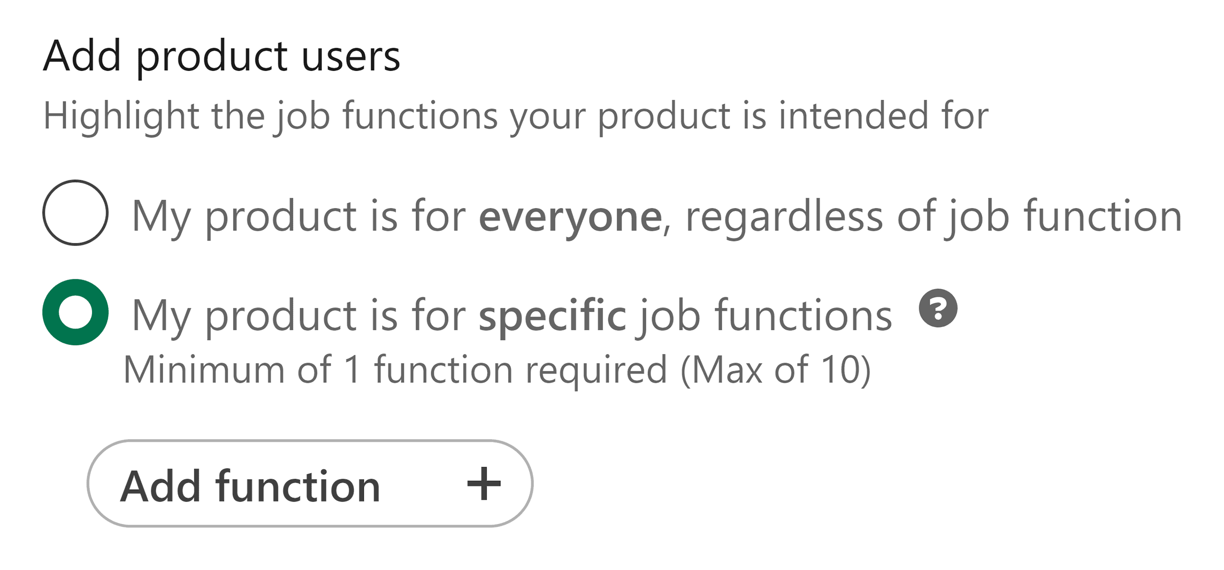 LinkedIn – Product – Specifics LinkedIn – Product – Specifics