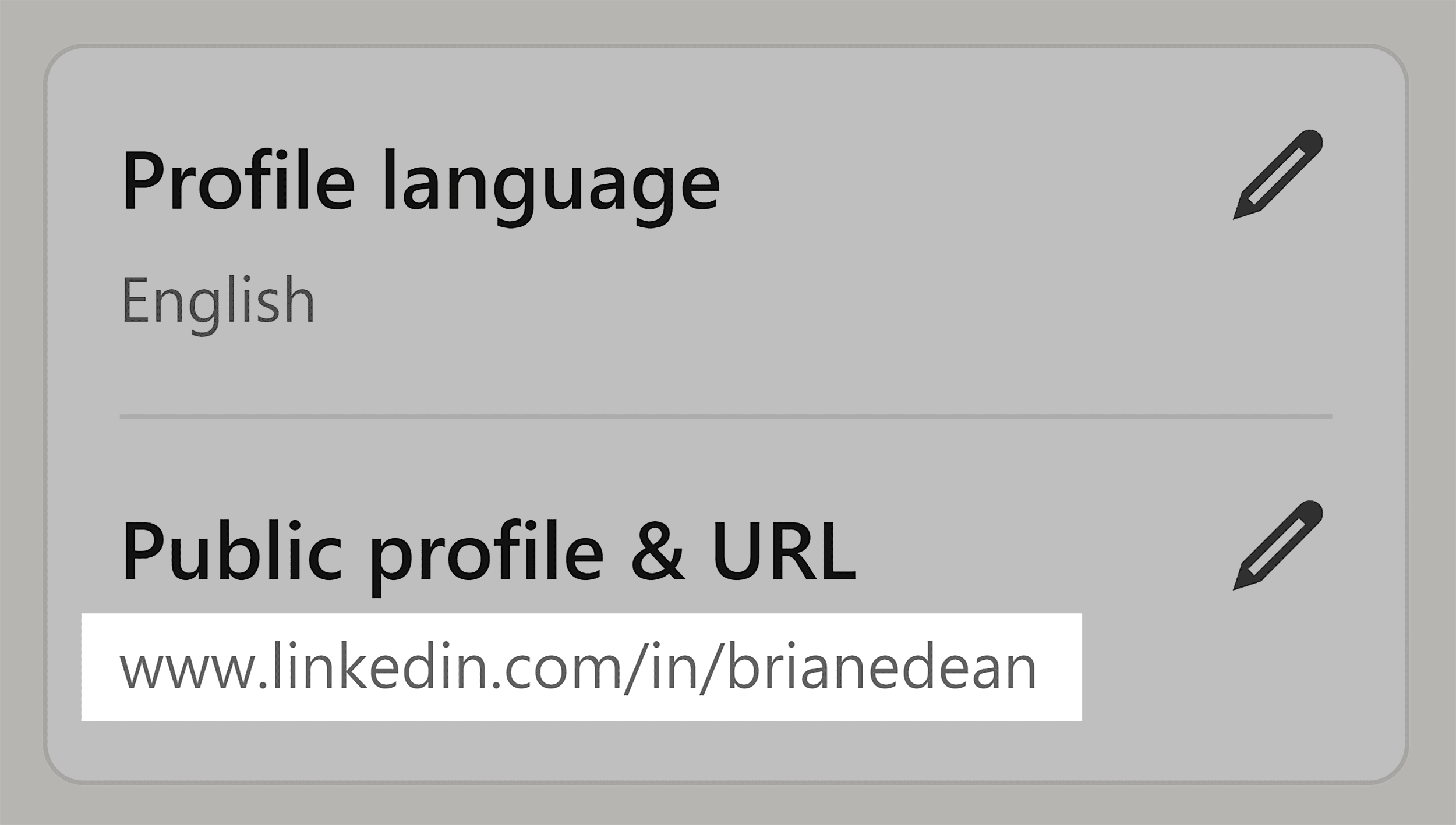 LinkedIn – Profile – URL LinkedIn – Profile – URL