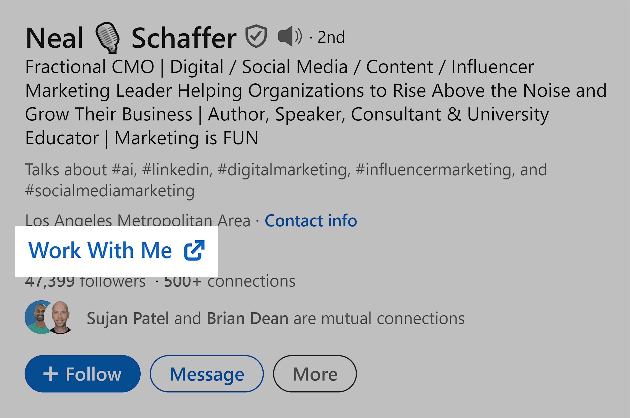 LinkedIn – Website link LinkedIn – Website link
