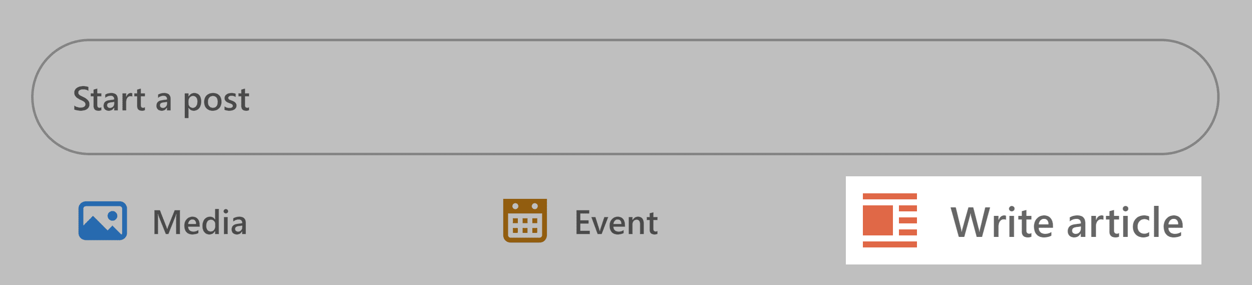 LinkedIn – Write article LinkedIn – Write article