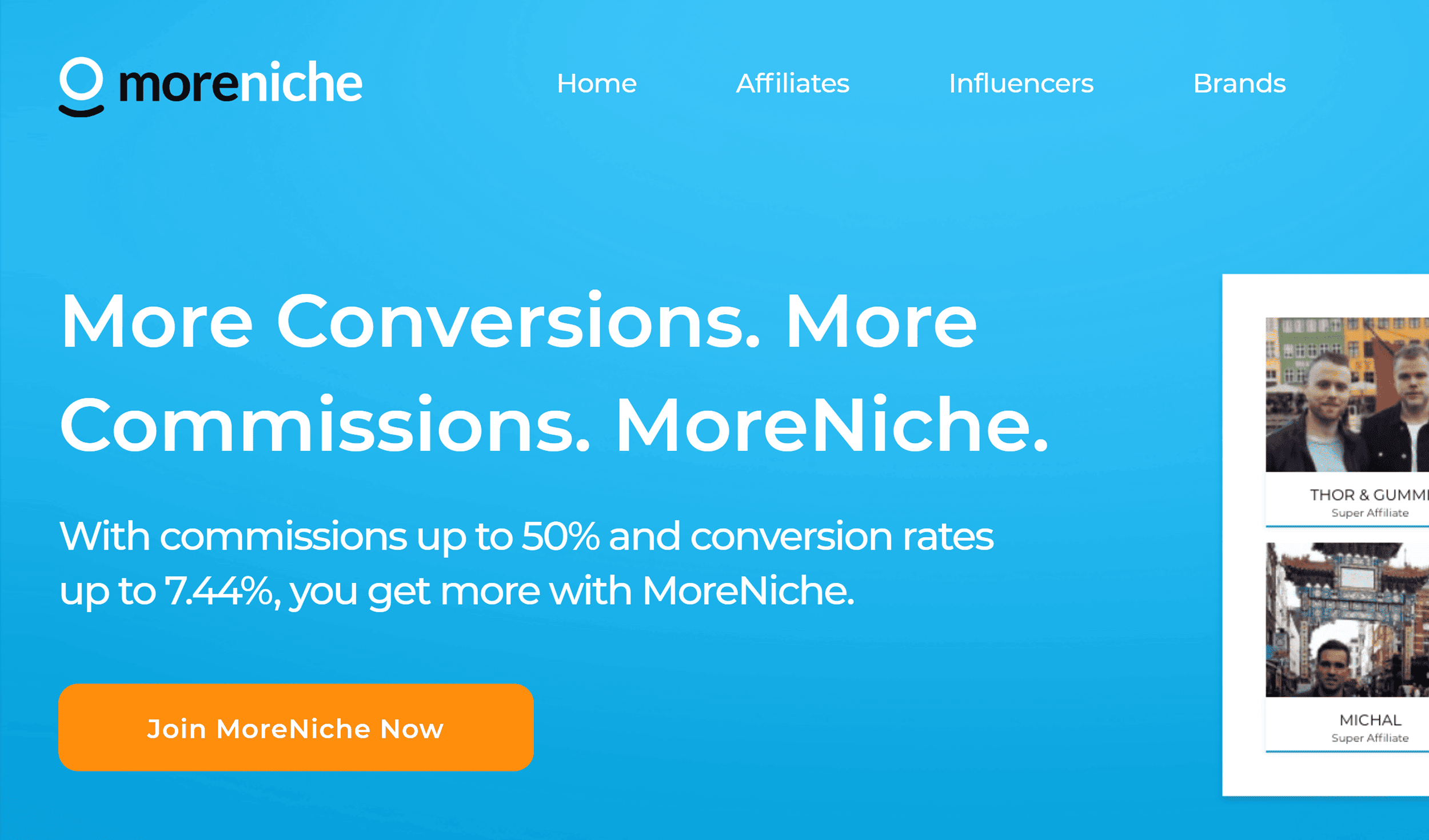 MoreNiche Affiliate Program MoreNiche Affiliate Program