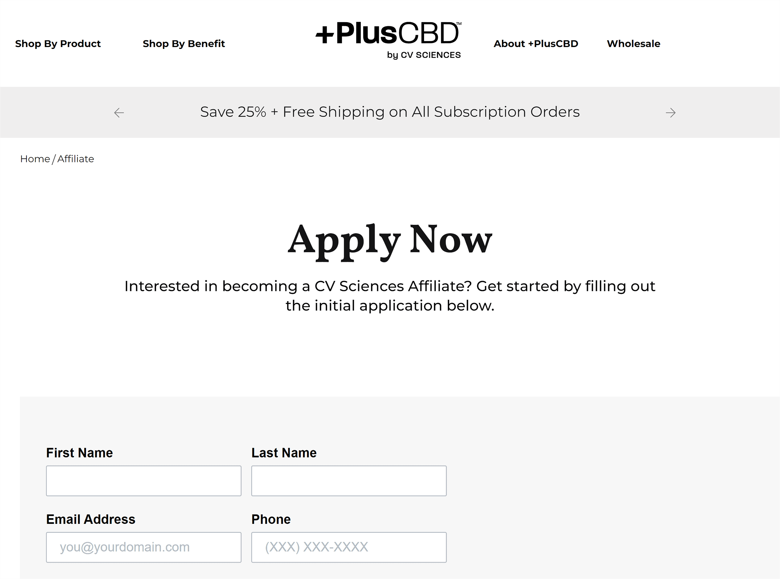 PlusCBD Affiliate Program PlusCBD Affiliate Program