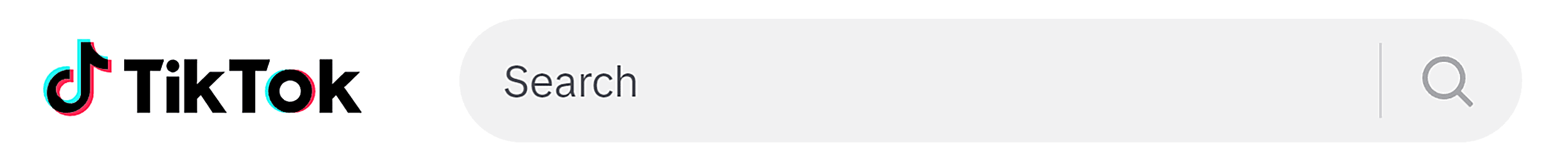 TikTok – Search bar TikTok – Search bar