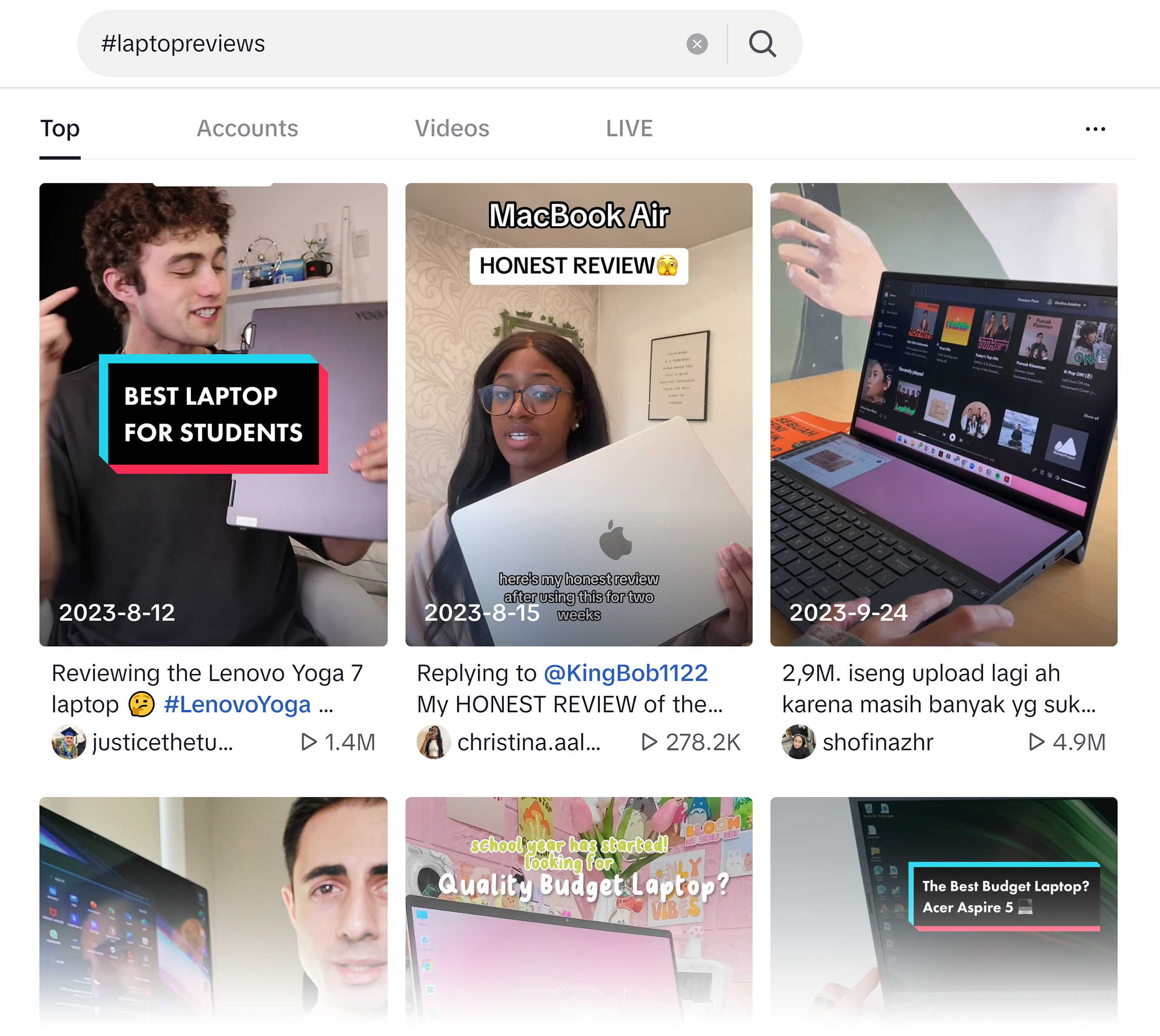 TikTok – Search – #laptopreviews TikTok – Search – #laptopreviews