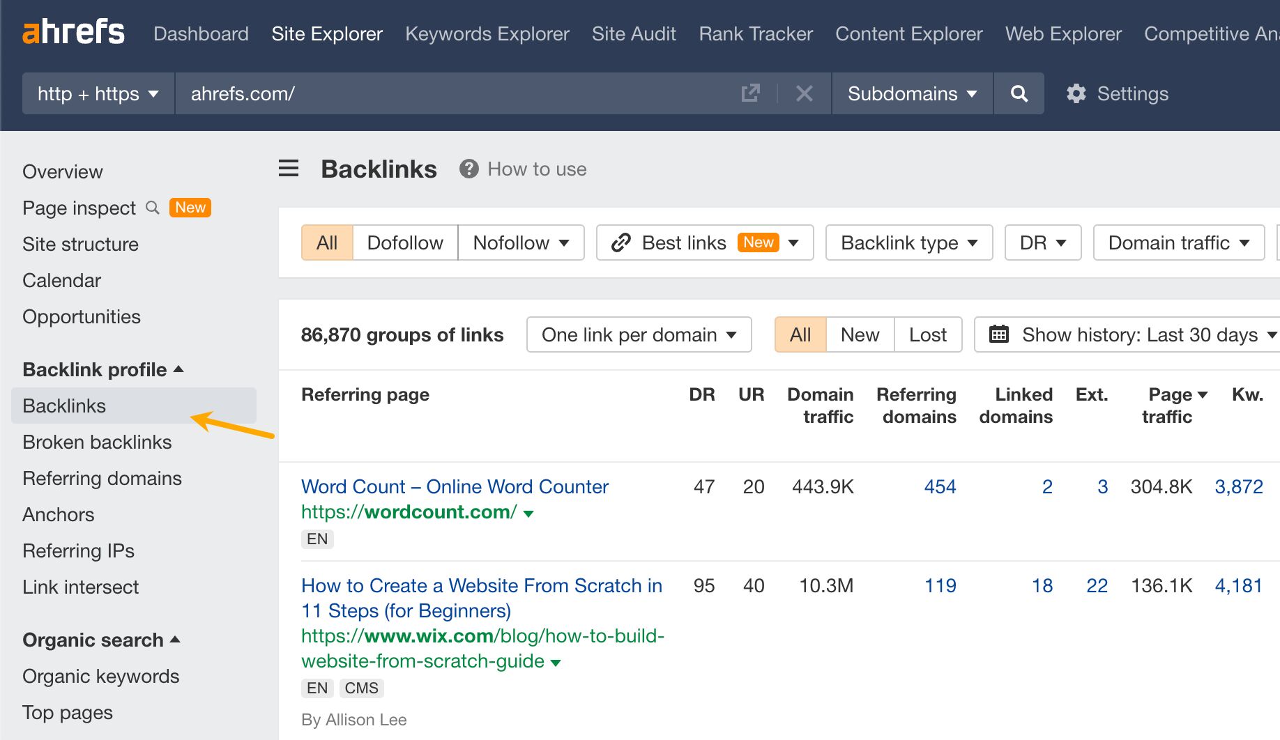 SEO Data. Explained in 5 Minutes, 53 Seconds | How to get Backlink data in Ahrefs.