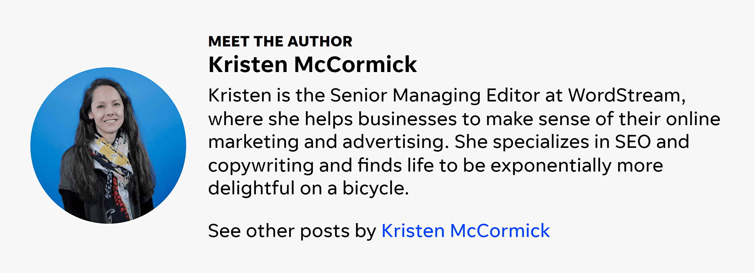 Wordstream – Article author Wordstream – Article author