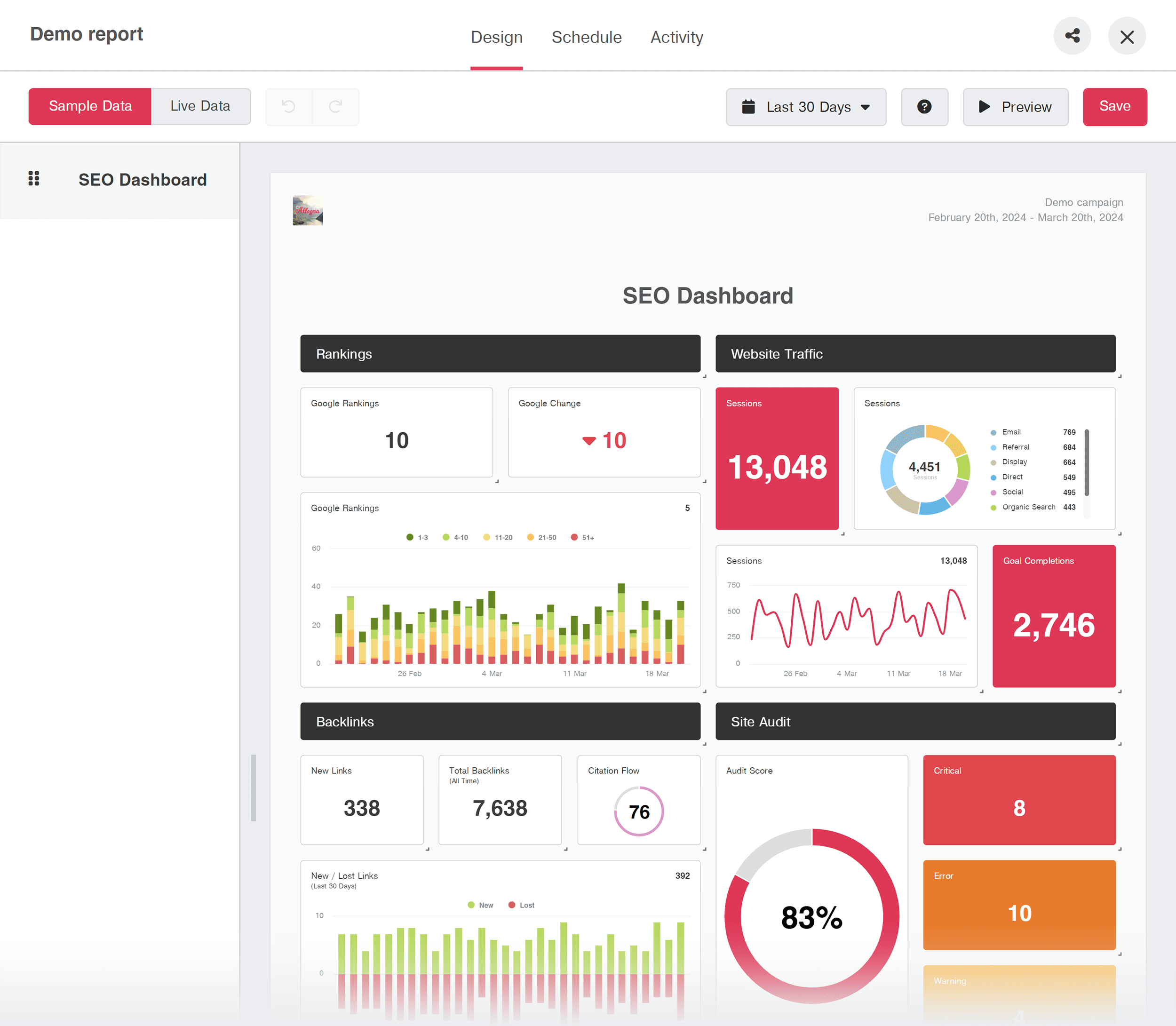 AgencyAnalytics – Reports