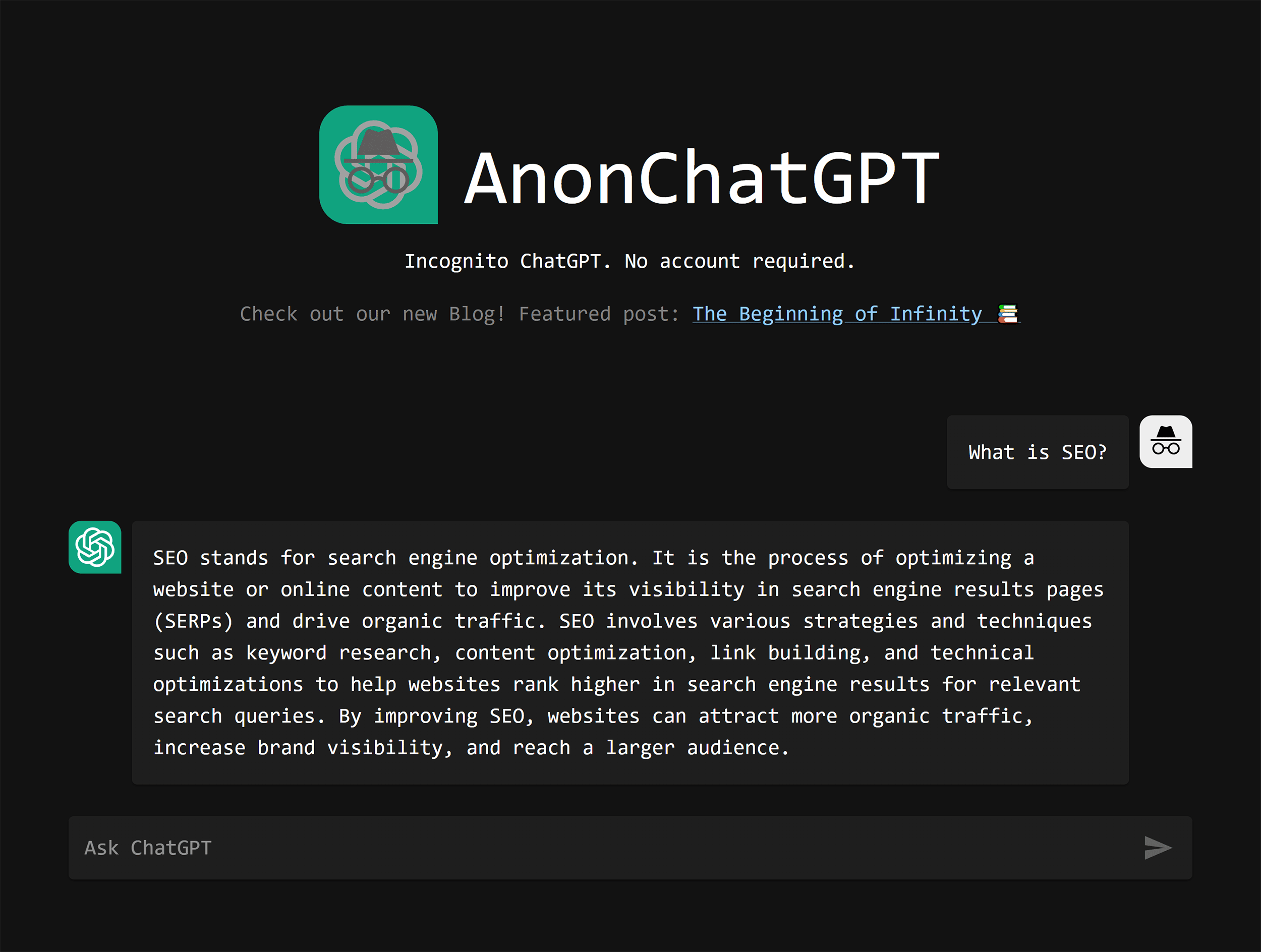 AnonChatGPT