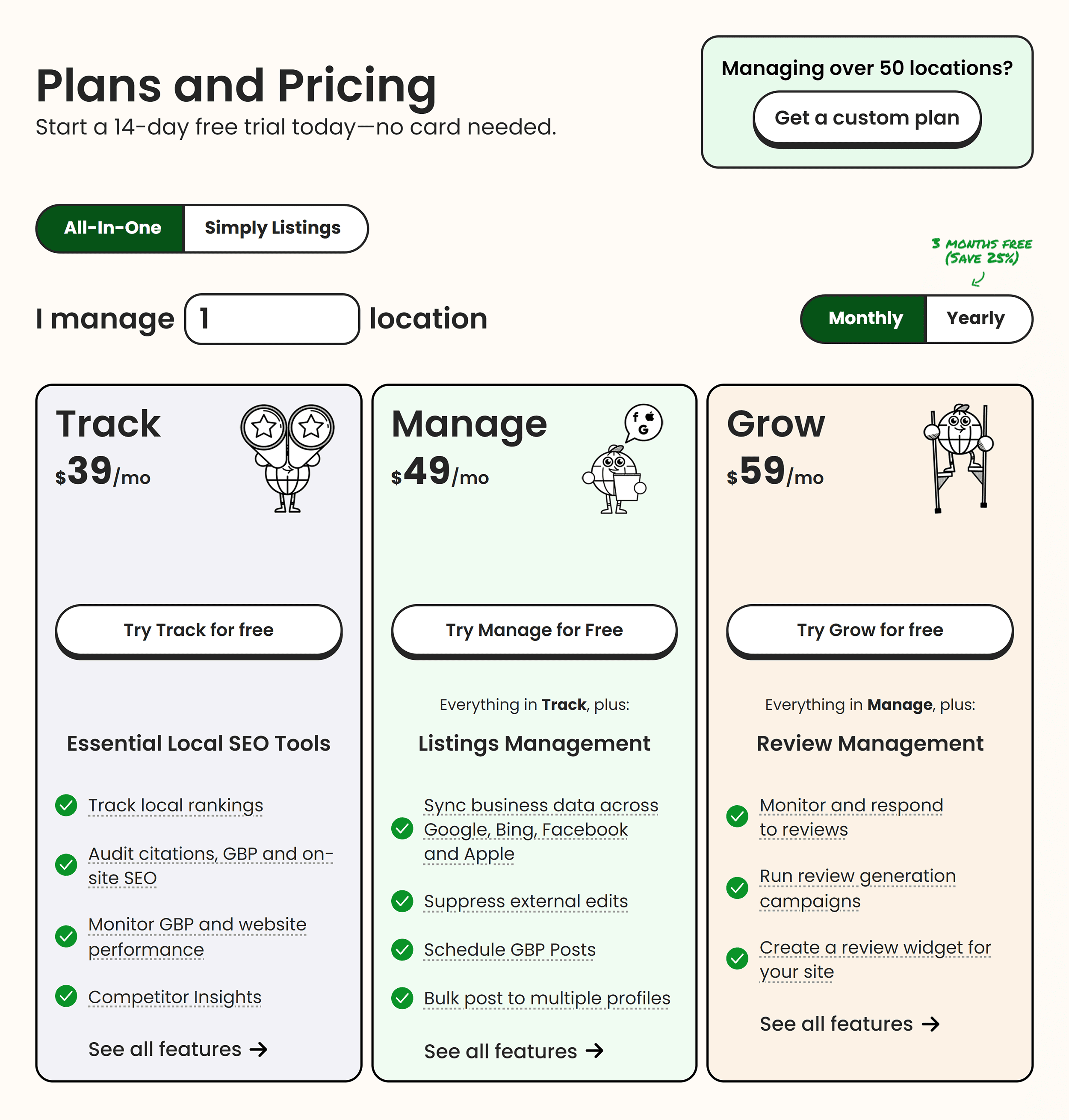 BrightLocal – Pricing
