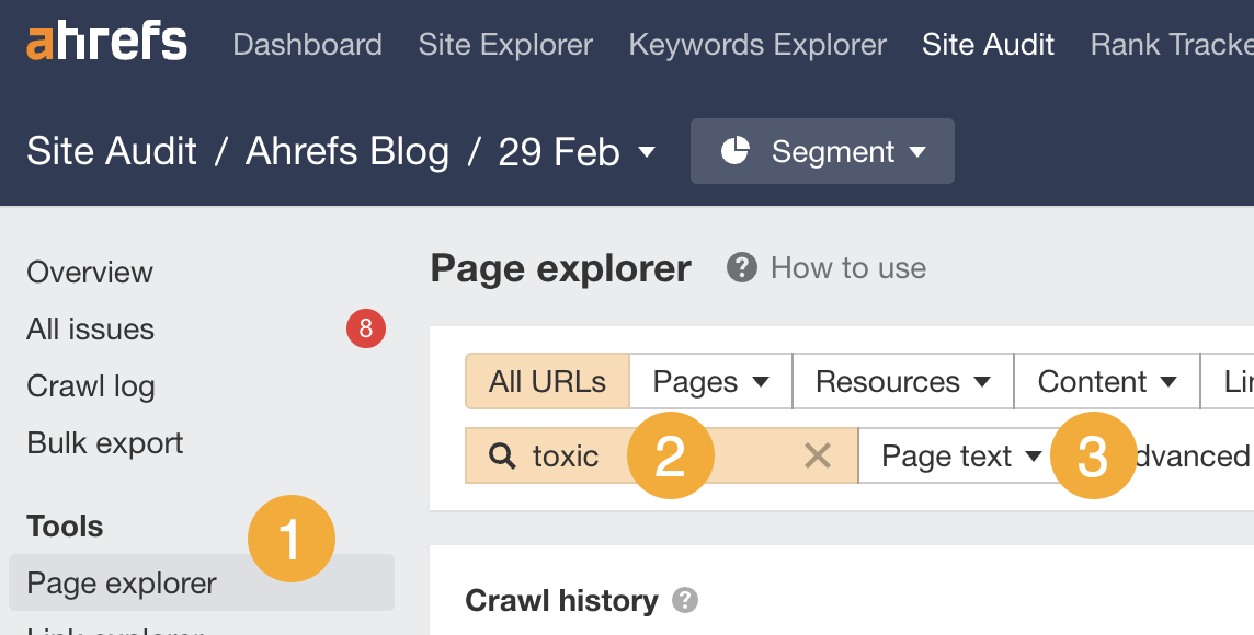 How to find internal linking opportunities on other pages