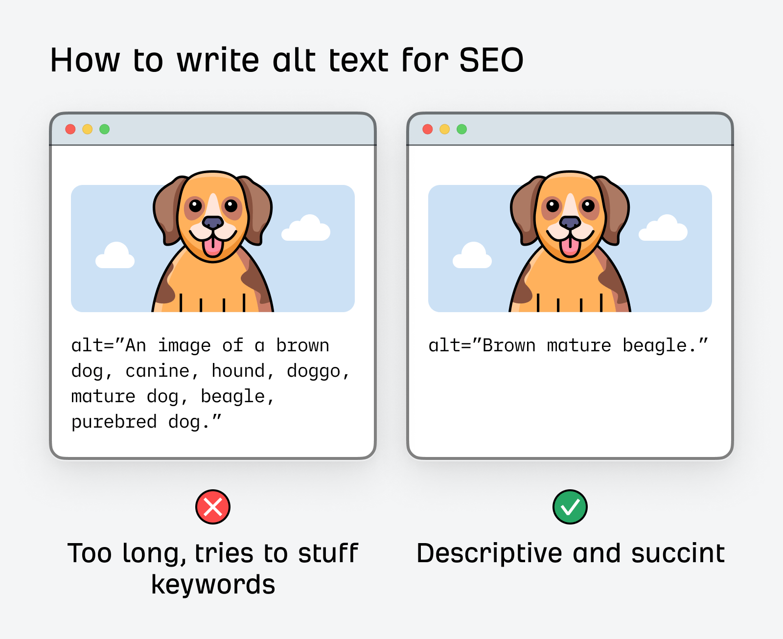 How to write alt text for SEO