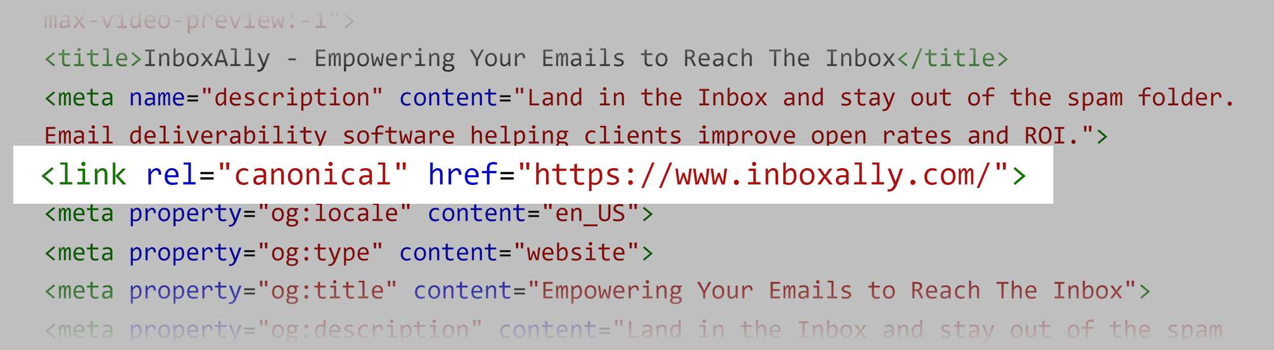 Inboxally – Canonical tag