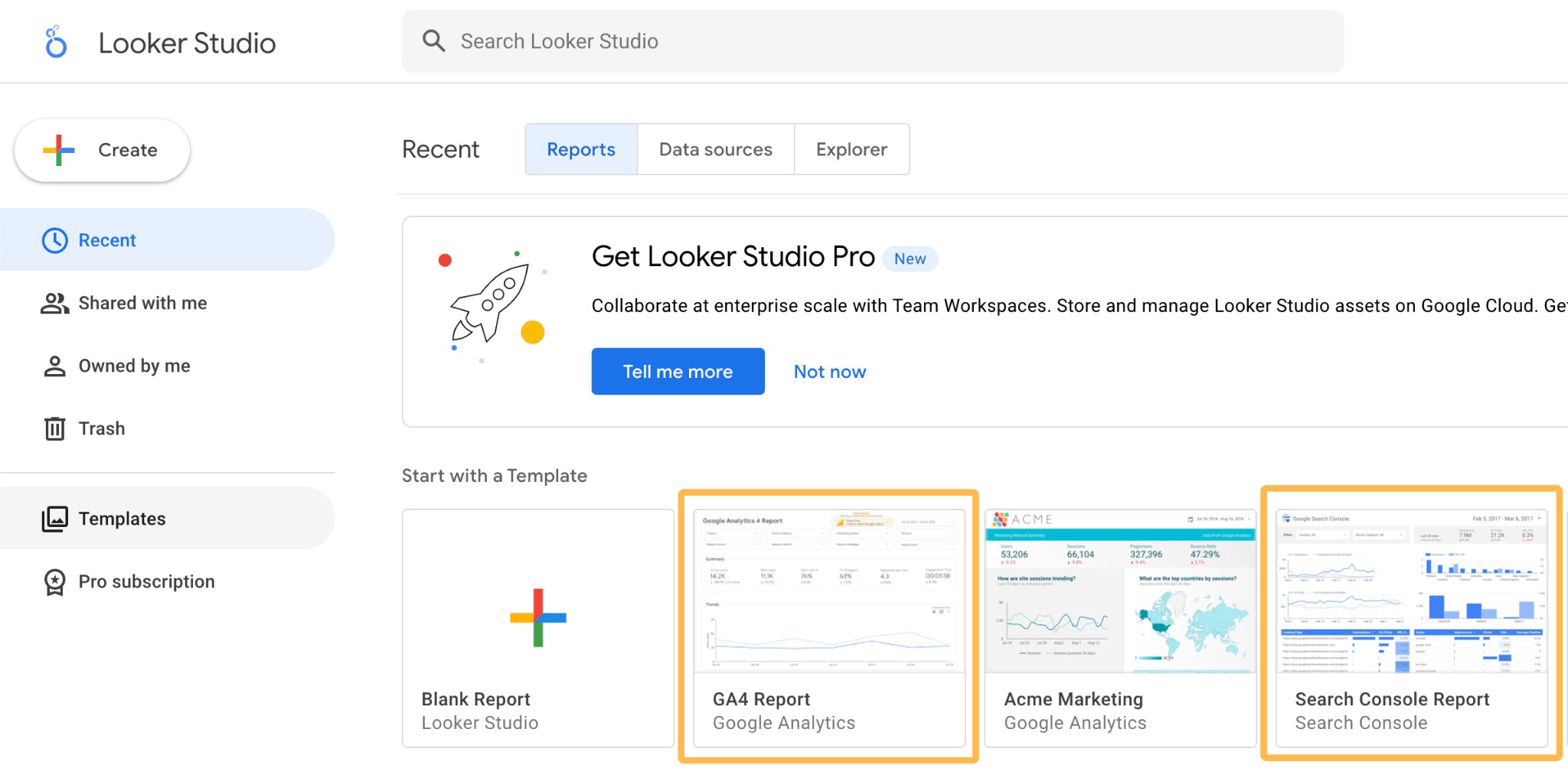 Automated SEO Reporting (The Easy Way) | looker-studio-templates-with-highlights