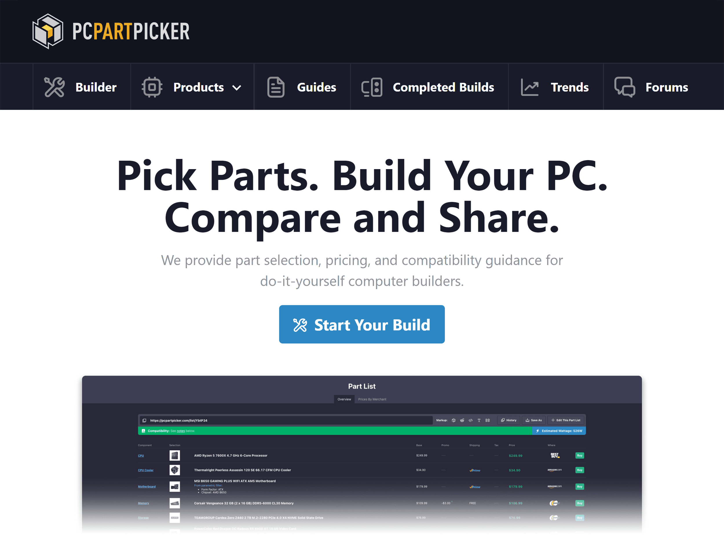 PC Part Picker PC Part Picker