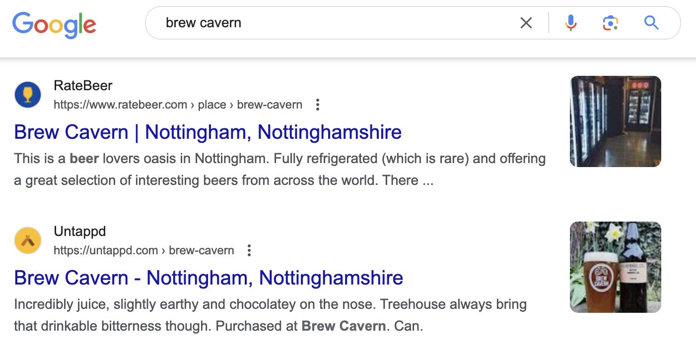 Untappd is an important place to get reviews for bottle shops