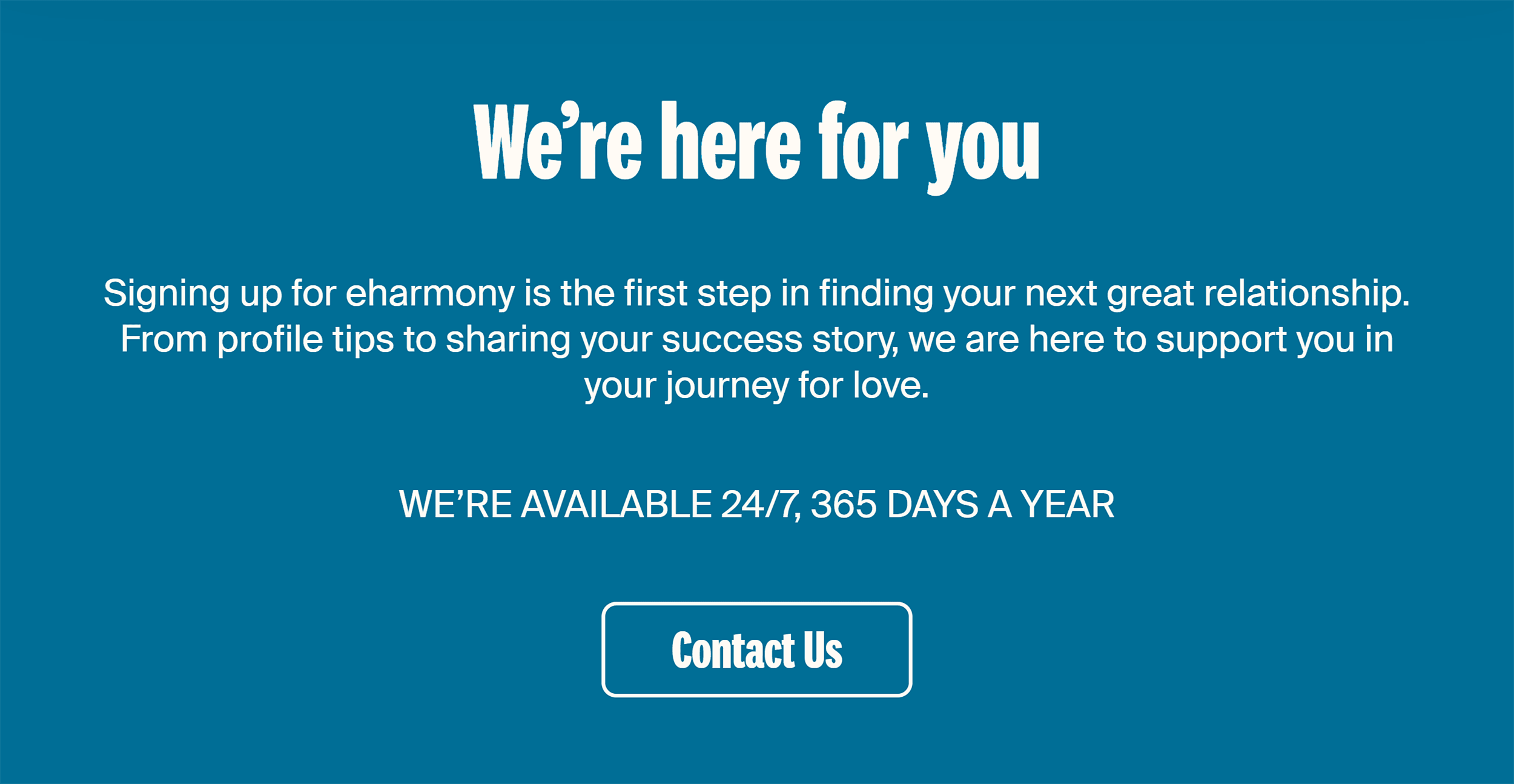 eHarmony – Contact