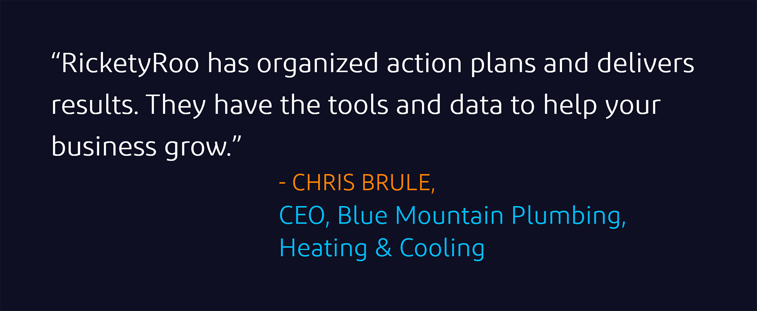 RicketyRoo – Testimonial